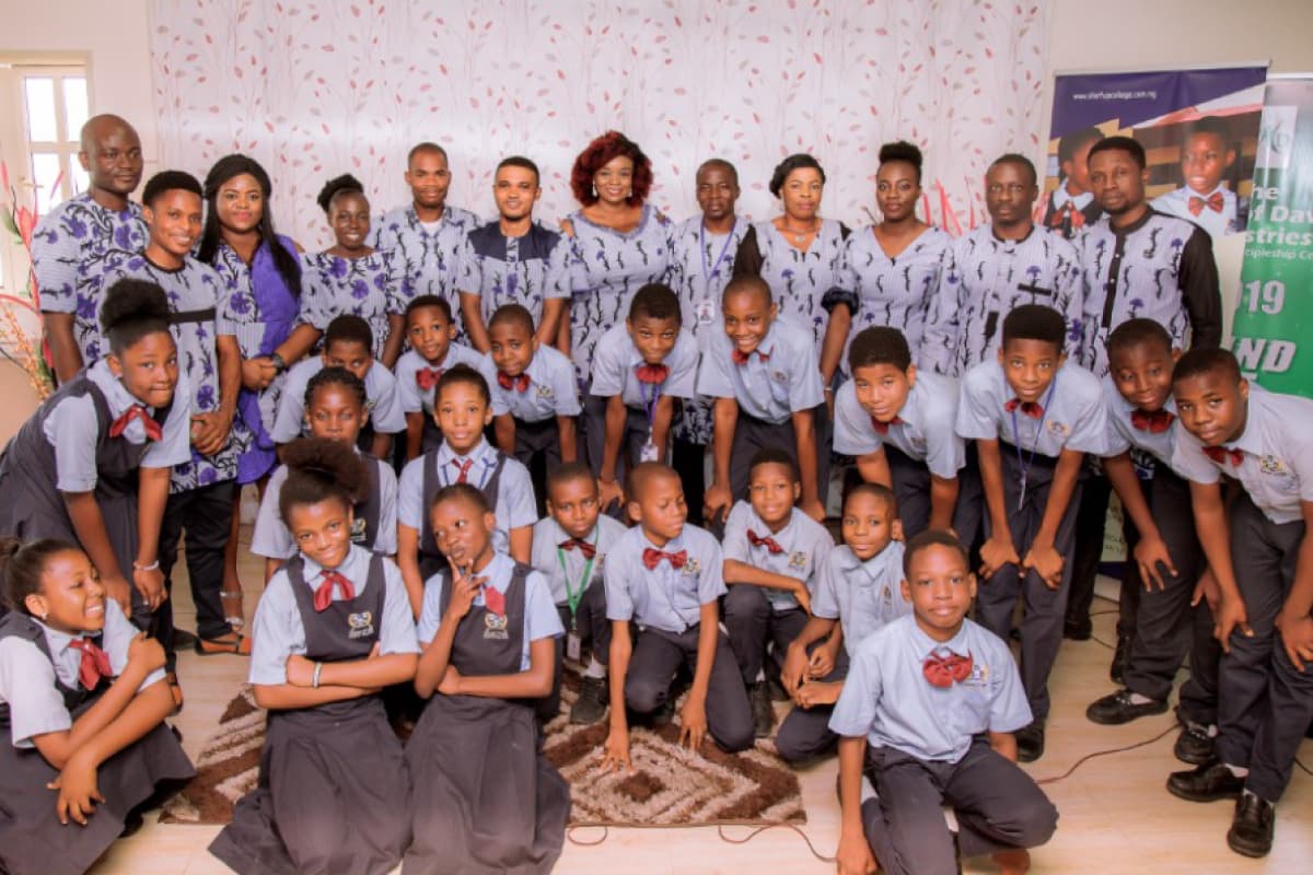 Sanctum Startup College students and staff group photo marking the early years of the school